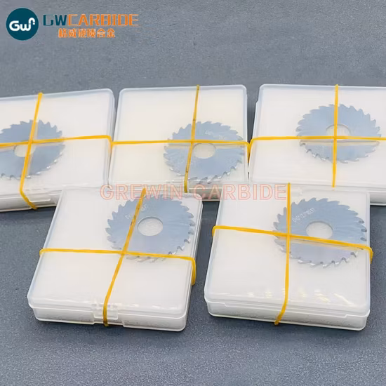 Gw Carbide Custom Высокоэффективное круглое полотно из карбида вольфрама, твердосплавное полотно Tct для режущих инструментов